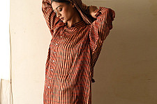 Itr . इत्र | Indigo Modal Silk Shirt - Beam | Unisex