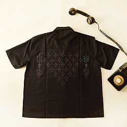Handloom Tangaliya Shirt  ~ Pure Cotton | Unisex 