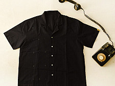 Tangaliya Handloom Shirt ~ Pure Cotton | Unisex | Black
