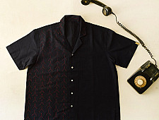 Handwoven Tangaliya  Shirt ~ Pure Cotton | Red Dots