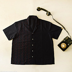 Handwoven Tangaliya  Shirt ~ Pure Cotton | Red Dots
