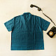 buy Tangaliya Handwoven Unisex Shirt Blue colour