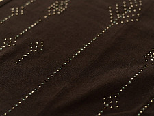 Handwoven Tangaliya Shirt ~ Unisex | Black with white dots