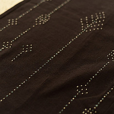 Handwoven Tangaliya Shirt ~ Unisex | Black with white dots