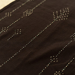 Handwoven Tangaliya Shirt ~ Unisex | Black with white dots