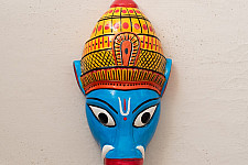 Handmade Wooden Mask ~ Varaha Avatar