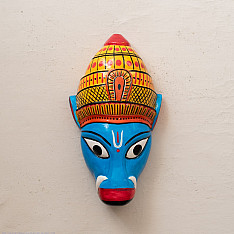 Handmade Wooden Mask ~ Varaha Avatar