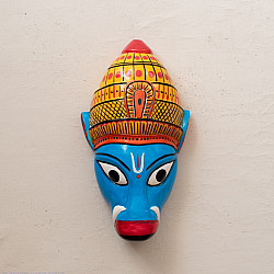 Handmade Wooden Mask ~ Varaha Avatar