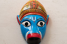 Handmade Wooden Mask ~ Varaha Avatar