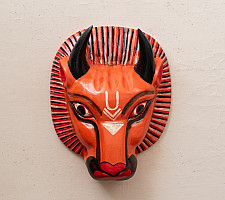 Handmade Wooden Mask ~ Narsimha