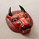 shop handmade wooden mask - Bull 