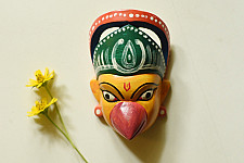 Handmade Wooden Mask - Garuda