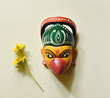 Handmade Wooden Mask - Garuda