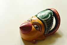 Handmade Wooden Mask - Garuda