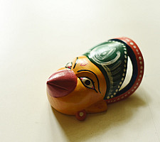 Handmade Wooden Mask - Garuda