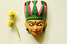 Handmade Wooden Mask - Tribal