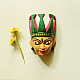shop handmade and hand painted wooden mask - Tribal