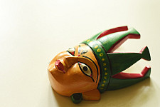 Handmade Wooden Mask - Tribal