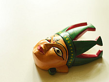 Handmade Wooden Mask - Tribal