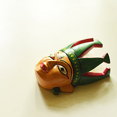 Handmade Wooden Mask - Tribal
