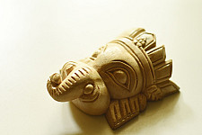 Handmade Wooden Mask - Ganesh