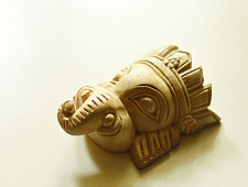 Handmade Wooden Mask - Ganesh