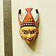 shop hand painted wooden mask - Tribal Women