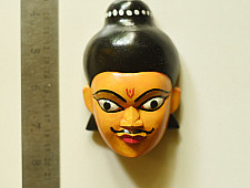 Handmade Wooden Mask - Eklavya