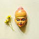 shop handmade wooden mask - Meera
