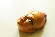 Handmade Wooden Mask - Meera