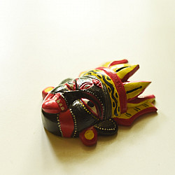 Handmade Wooden Mask - Kaali