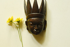 Handmade Wooden Mask From Bangal