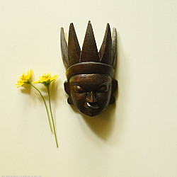 Handmade Wooden Mask From Bangal