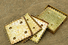 Ahar ✽ Brass ~  Coaster { Six Pieces }