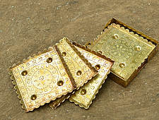Ahar ✽ Brass ~  Coaster { Six Pieces }