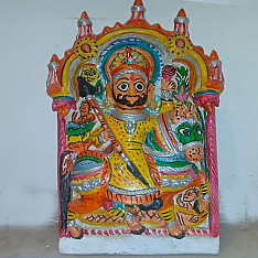 Molela | Mitti Ki Murti - Handmade Terracotta Plaques - Shivaji