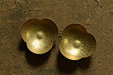Ahar ✽ Brass Rose Shape Diya (Set of Two)