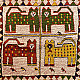 Saurashtra Beadwork - Old & Antique Wall Hanging - Peacock Motif Chakda