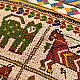 Antique Beadwork Wall Hanging -Tiger & Horse