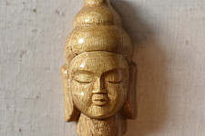 Handmade Wooden Magnet - Buddha