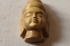 Handmade Wooden Magnet - Buddha
