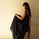 Loom & Light - Handloom Cotton Skirt ~ Black