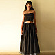 Loom & Light - Handloom Cotton Skirt ~ Black