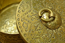 Ahar ✽ Brass ~ Dabro / Brass Box- Set of Thee (Small, Medium, Large )