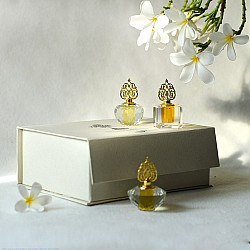 Flora ~ Attar Gift Set | Rajnigandha + Mogra + Kiku