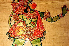 Leather Puppets ✡ Hanuman (Green)