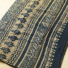 Sunday Afternoon ☕ Hand Block Printed Dabu Saree