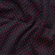 Buy Handloom Mashru Fabric ( Per meter ) ✧ Black Fabric with Dark Red Dots