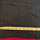 Buy Handloom Mashru Fabric ( Per meter ) ✧ Black Fabric with White Dots