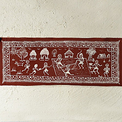 Muria Painting | Bhitti Chitra ( 22" x 8.5" )